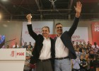 Sánchez reinvidica el legado de Zapatero en su primer mitin juntos