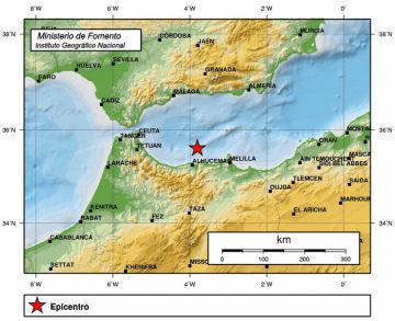 Un terremoto de magnitud 4,9 se siente en Andalucía oriental y Melilla