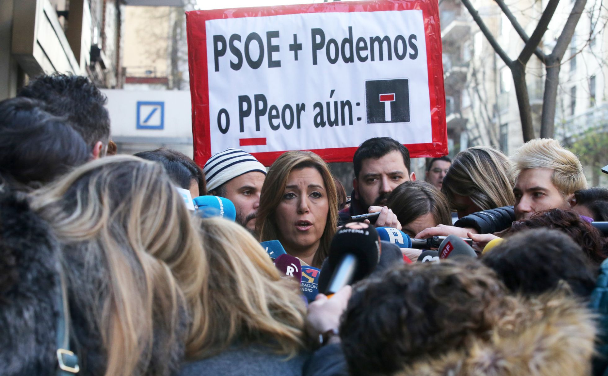 Susana Díaz, a su llegada al comité federal del PSOE. Susana Díaz, a su llegada al comité federal del PSOE.