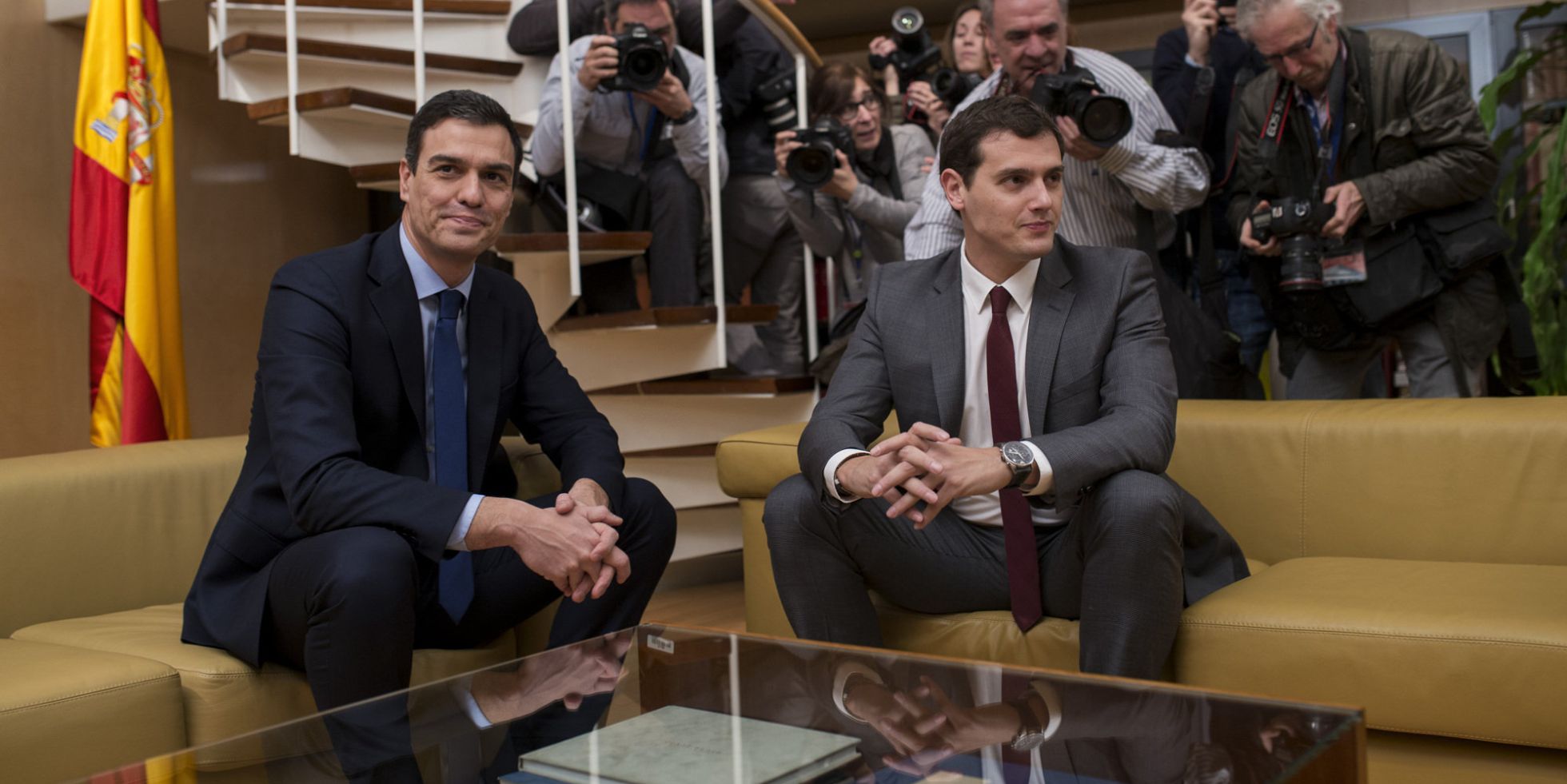 Pedro Sánchez y Albert Rivera Pedro Sánchez y Albert Rivera