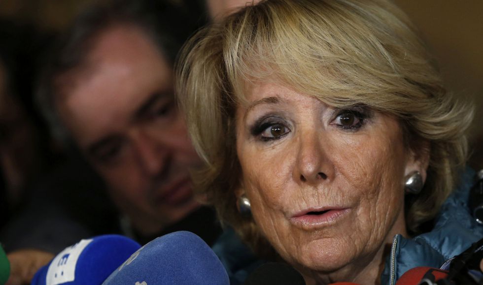 Esperanza Aguirre, el pasado día 12 Esperanza Aguirre, el pasado día 12