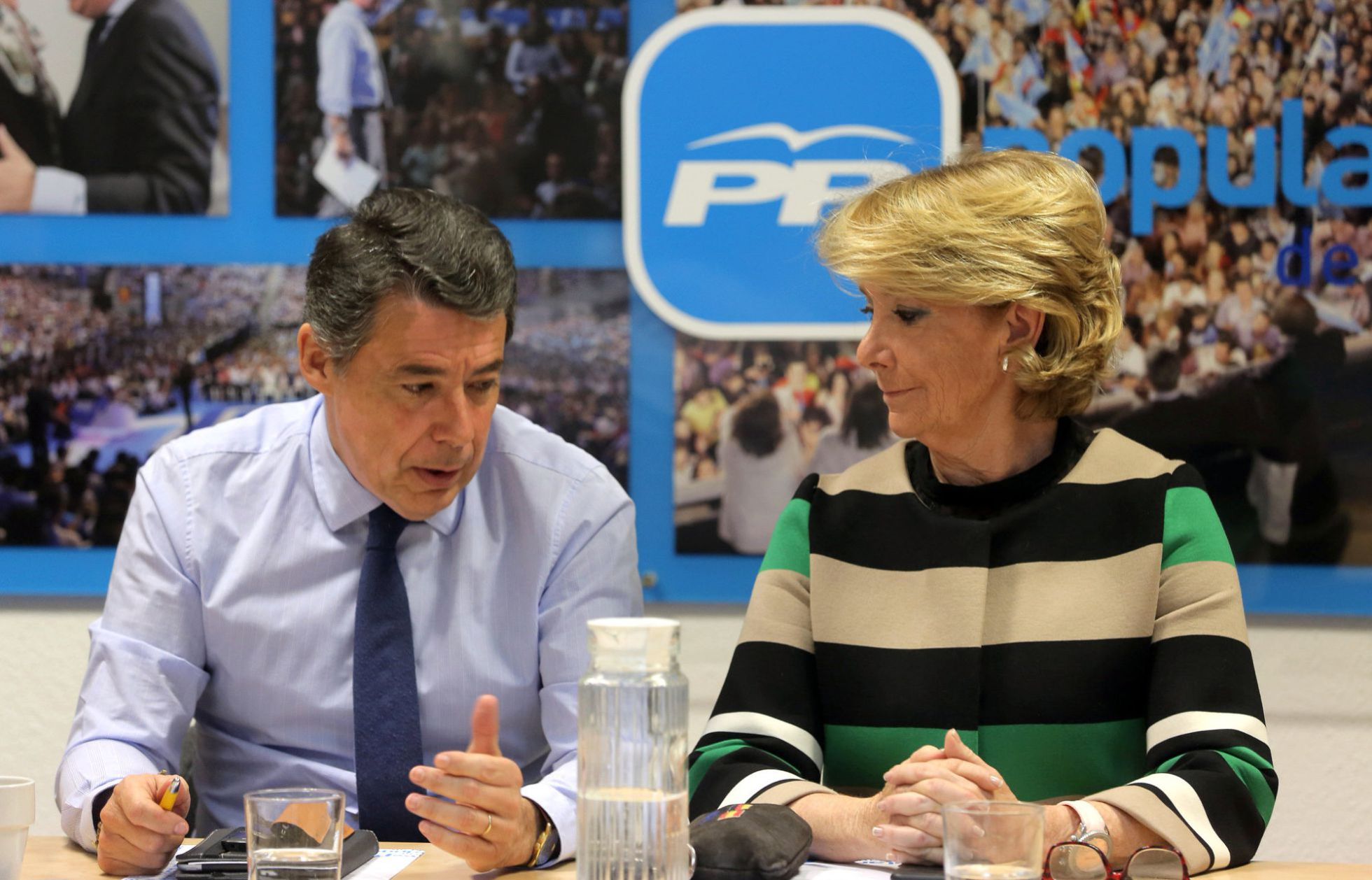 González y Aguirre el pasado 10 de marzo en el Comité Regional del PP. González y Aguirre el pasado 10 de marzo en el Comité Regional del PP.