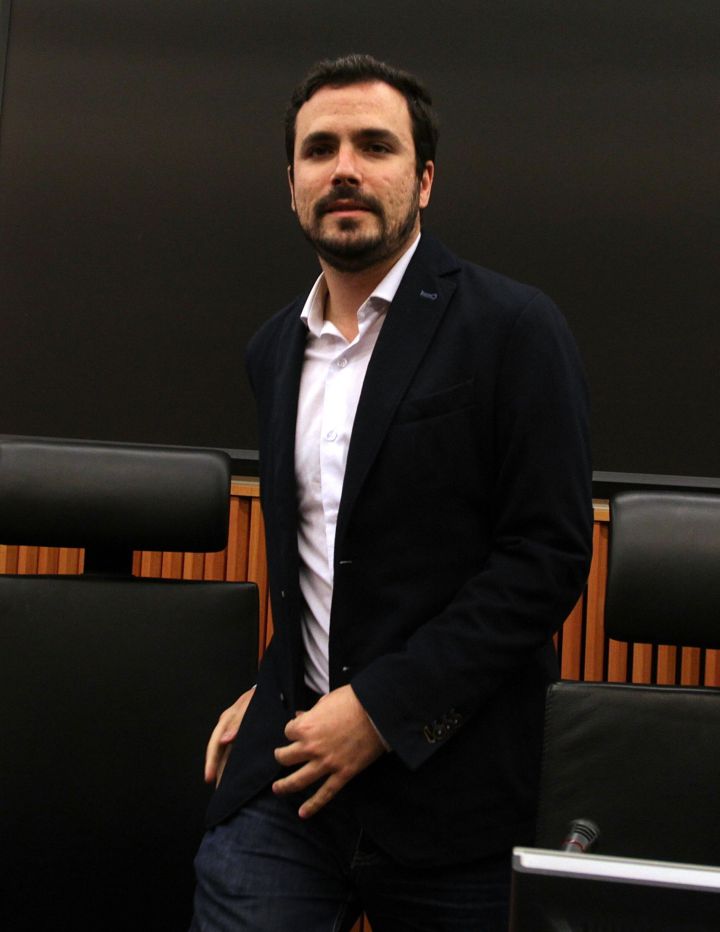 El portavoz parlamentario de IU, Alberto Garzón, en el Congreso. El portavoz parlamentario de IU, Alberto Garzón, en el Congreso.