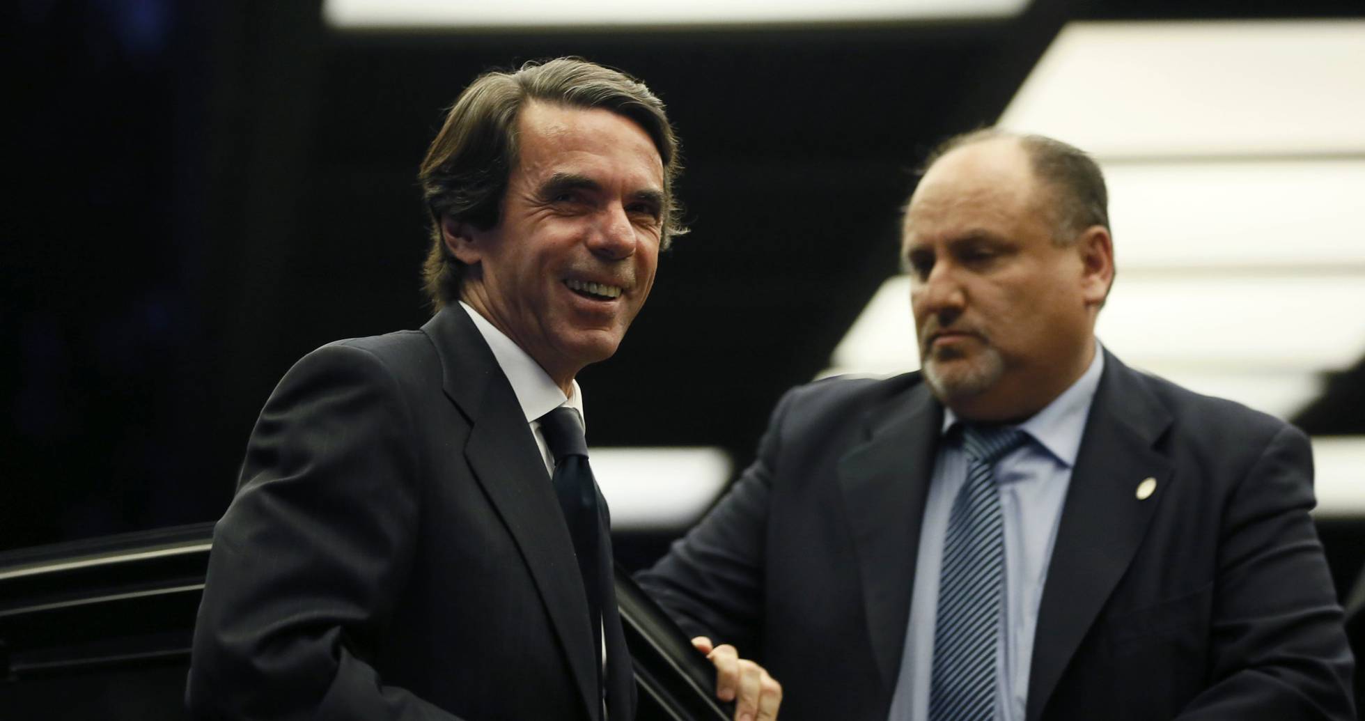 El expresidente del Gobierno José María Aznar, a su llegada a la cena por el cumpleaños de Vargas Llosa el pasado 28 de marzo. El expresidente del Gobierno José María Aznar, a su llegada a la cena por el cumpleaños de Vargas Llosa el pasado 28 de marzo.