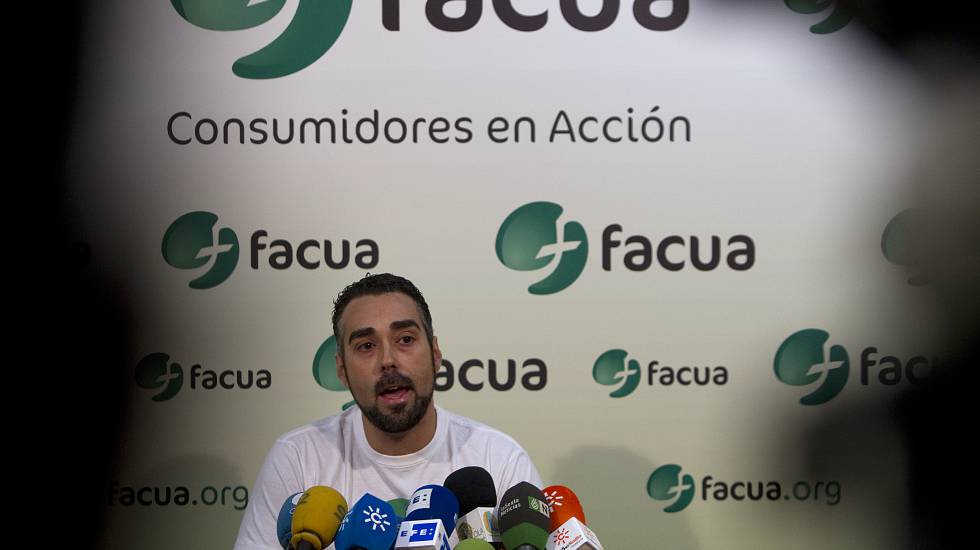 Rubén Sánchez, portavoz de Facua, en agosto de 2012.