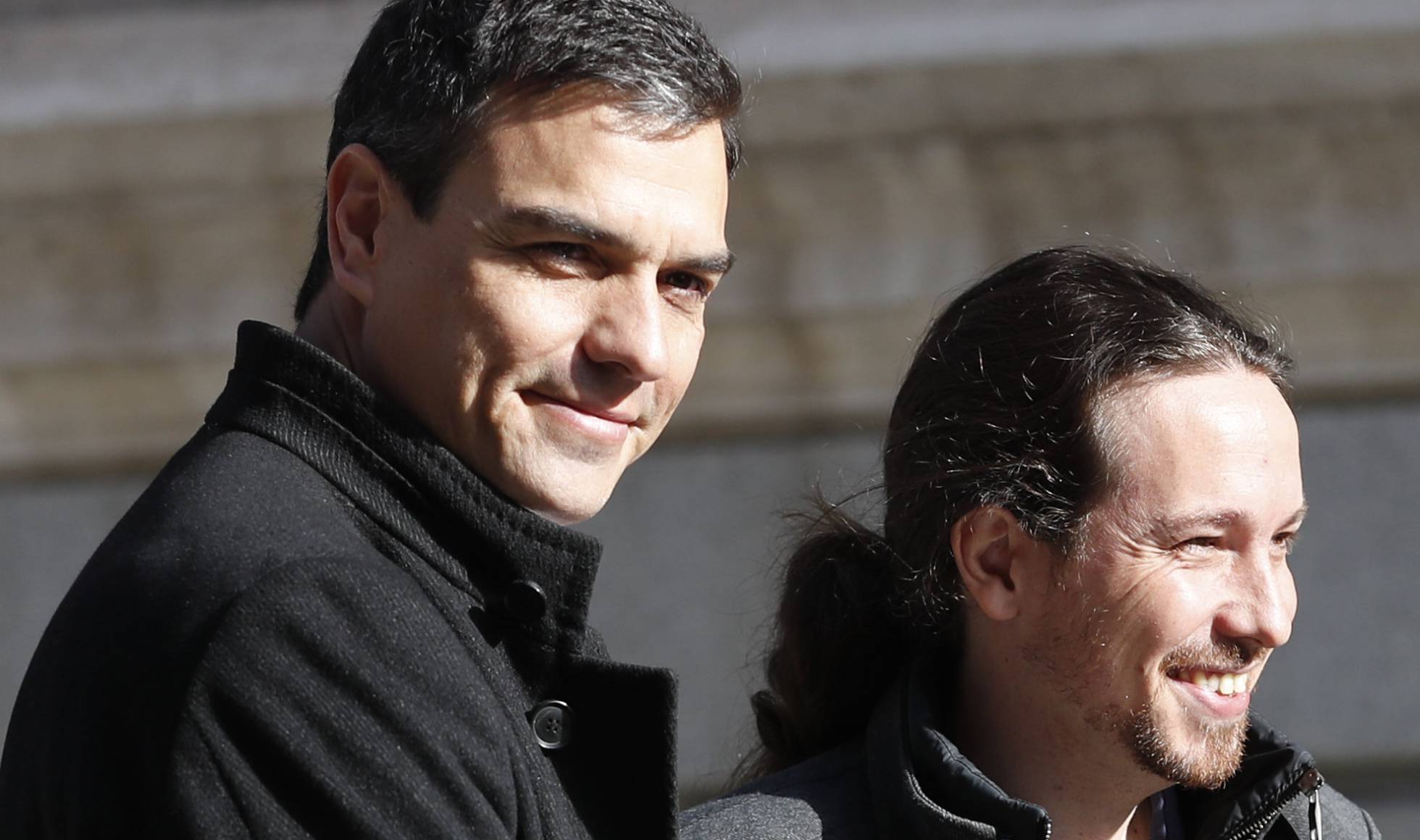 Pedro Sánchez y Pablo Iglesias Pedro Sánchez y Pablo Iglesias