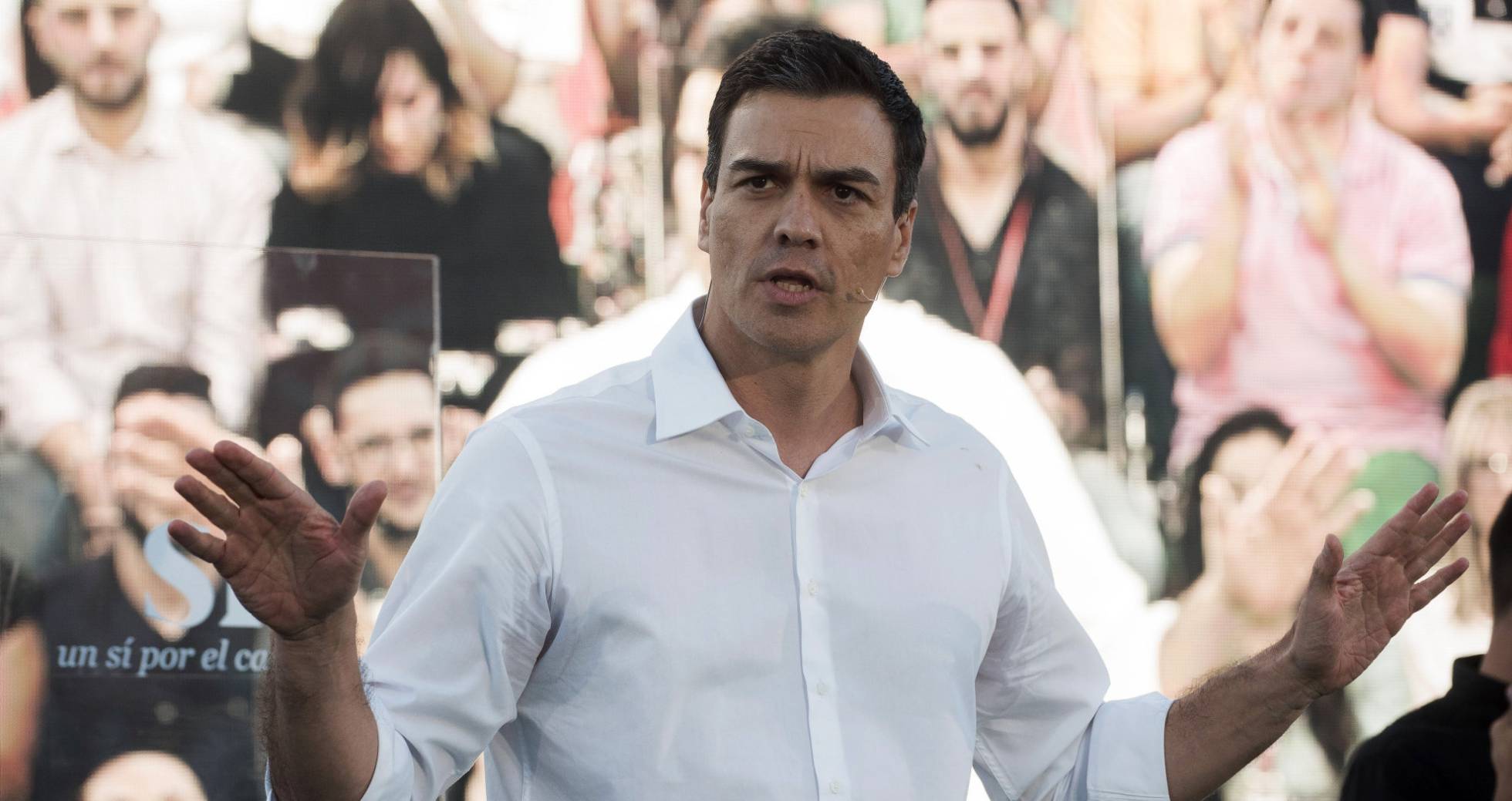 El líder del PSOE, Pedro Sánchez, el lunes. El líder del PSOE, Pedro Sánchez, el lunes.