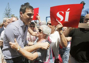 Sánchez y Díaz unen sus esfuerzos ante el avance sostenido de Podemos Sánchez y Díaz unen sus esfuerzos ante el avance sostenido de Podemos