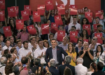 El PSOE veta los colores morado y naranja