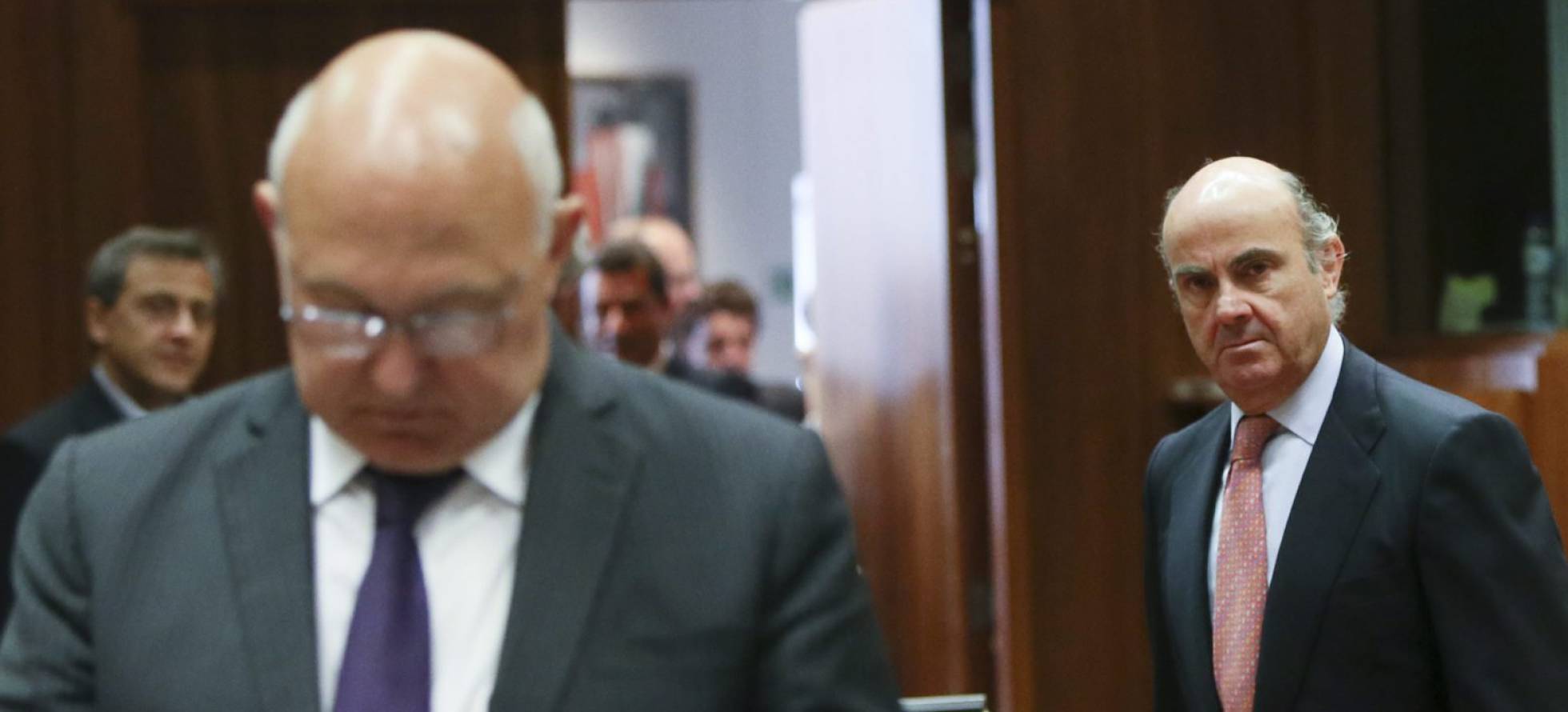 Luis de Guindos, ministro de Economía, en una reunión en Bruselas. Luis de Guindos, ministro de Economía, en una reunión en Bruselas.
