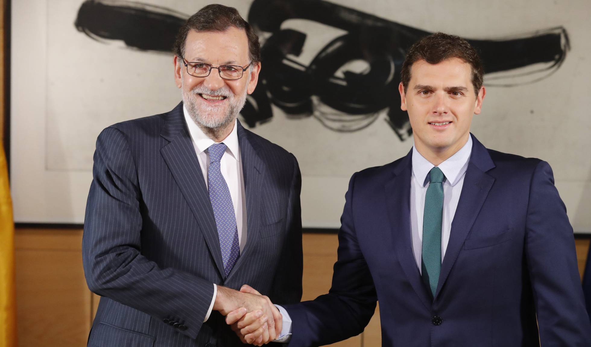 Mariano Rajoy y Albert Rivera, este miércoles. Mariano Rajoy y Albert Rivera, este miércoles.