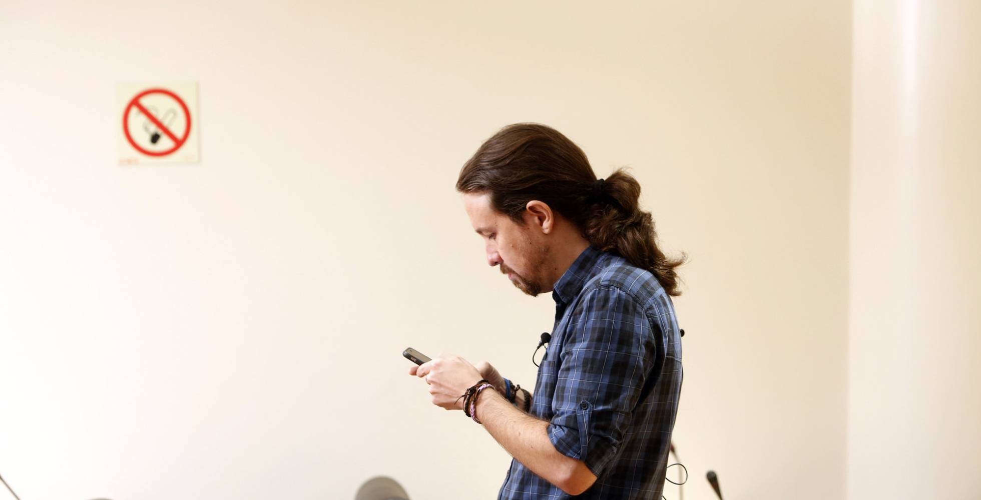 Pablo Iglesias, en el Congreso. Pablo Iglesias, en el Congreso.