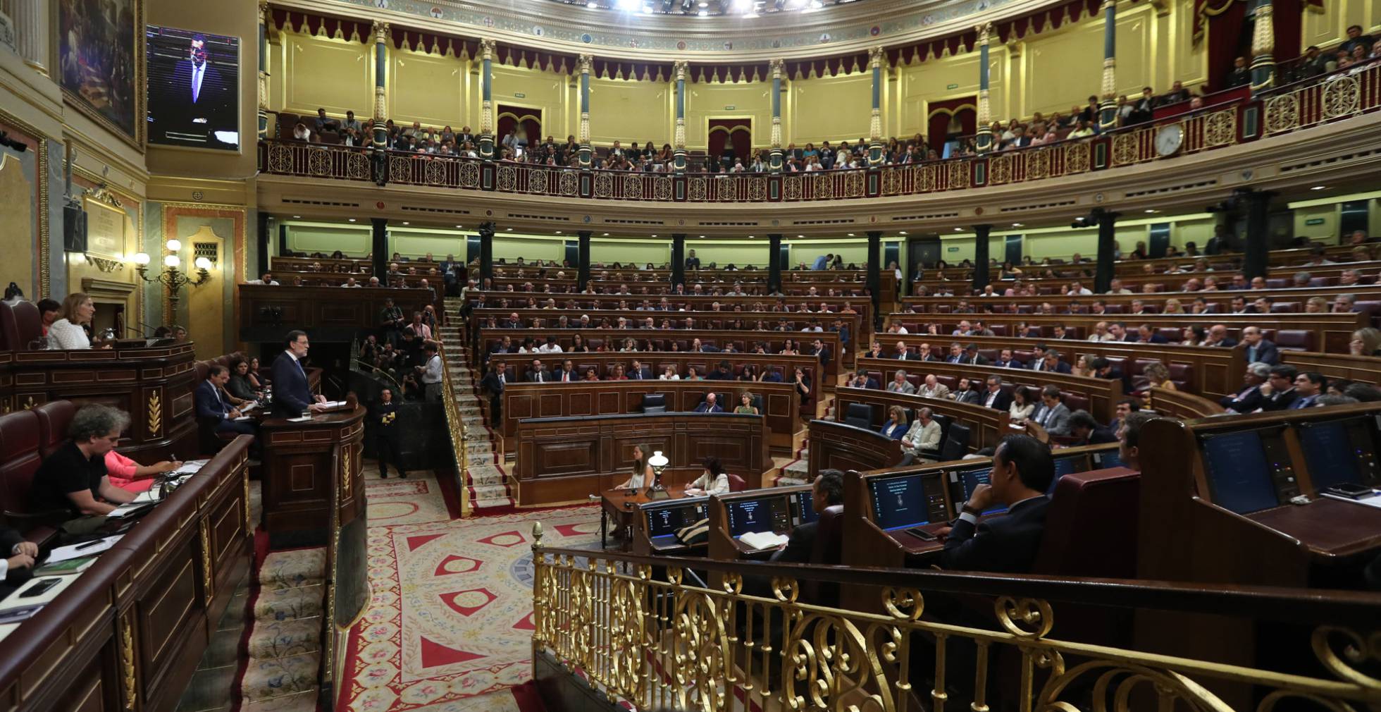 Pleno de Investidura en el Congreso de los Diputados. Pleno de Investidura en el Congreso de los Diputados.