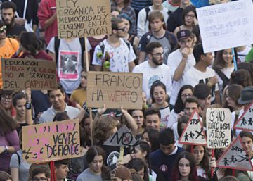 La huelga contra las reválidas de la LOMCE, en tuits