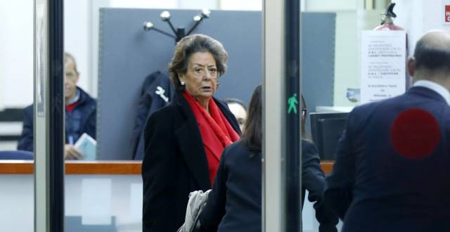 Rita Barberá, este lunes, en el Supremo.