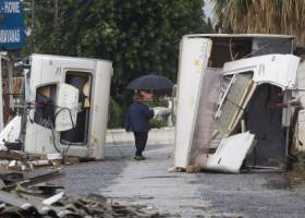 Un tornado causa daños materiales en Palos de la Frontera Un tornado causa daños materiales en Palos de la Frontera