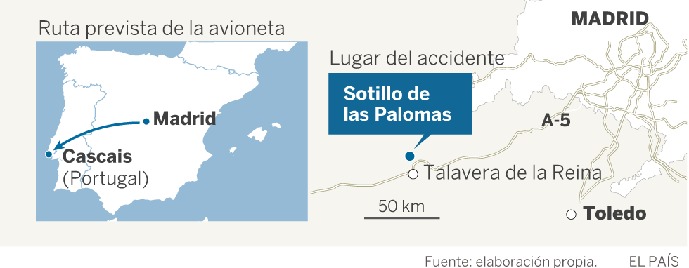 Mueren dos niños y dos adultos al estrellarse una avioneta en Toledo
