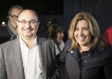 Lambán a Susana Díaz: “Vas a acabar mandando”
