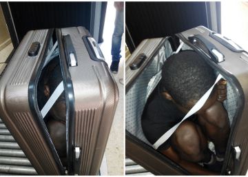 Detenida una marroquí en Ceuta por llevar a un inmigrante en una maleta