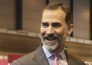 El rey Felipe, este mi&eacute;rcoles, en Ifema. 