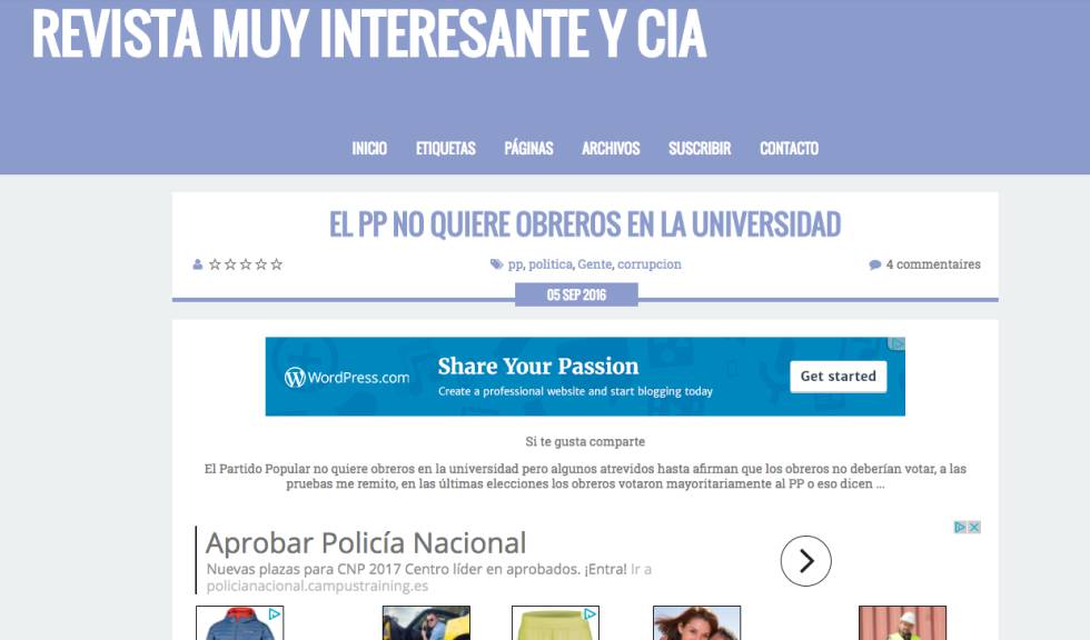España también tiene noticias falsas