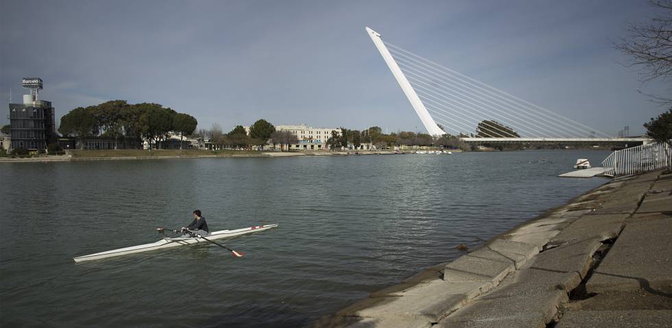 Zona del río Guadalquivir donde la policía buscará ahora el cuerpo de Marta del Castillo.