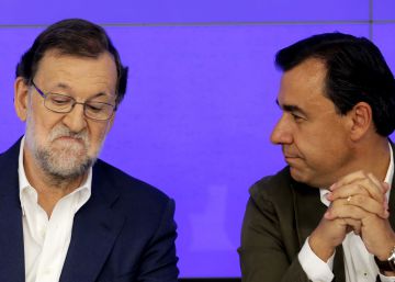 Mariano Rajoy (i) y Fernando Martínez-Maillo. Mariano Rajoy (i) y Fernando Martínez-Maillo.