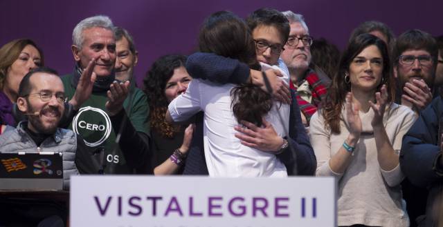Iglesias y Errejón, este domingo. Iglesias y Errejón, este domingo.