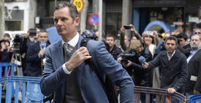 Urdangarin, este jueves, a su llegada a la Audiencia. Urdangarin, este jueves, a su llegada a la Audiencia.