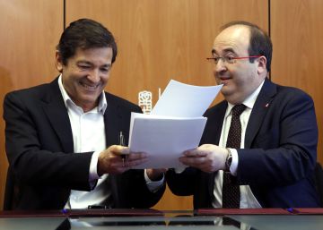 Fernández e Iceta sellan la reconciliación entre PSOE y PSC