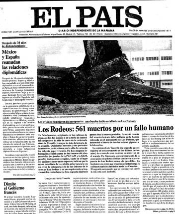 El accidente de Los Rodeos: 40 años de la mayor catástrofe aérea