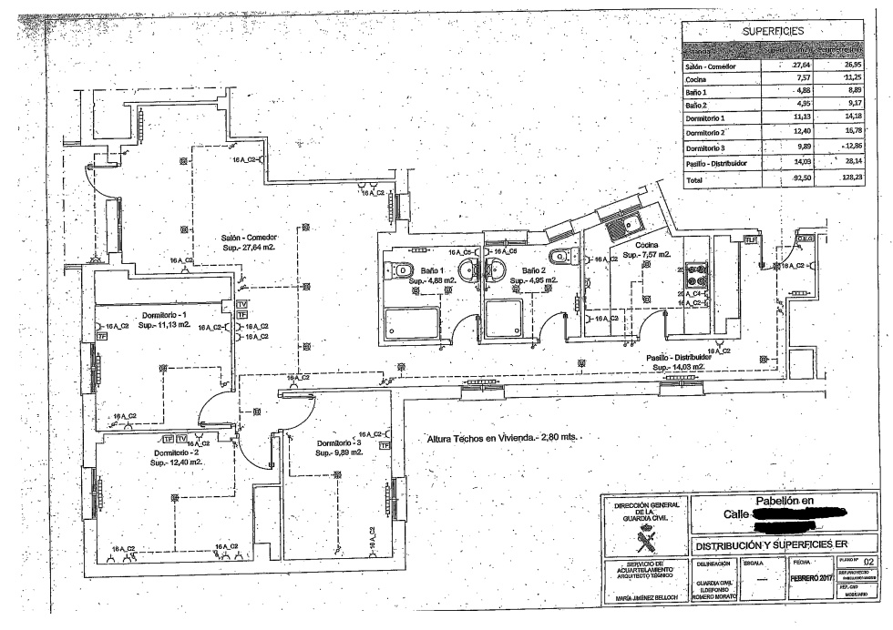 La casa de Gregorio Serrano, director de la DGT
