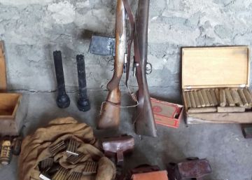 Hallado en un convento de Vic un arsenal de la Guerra Civil Hallado en un convento de Vic un arsenal de la Guerra Civil