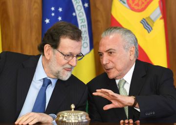 Temer coloca as reformas que Rajoy fez na Espanha como modelo para o Brasil Temer coloca as reformas que Rajoy fez na Espanha como modelo para o Brasil