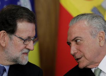 Rajoy aconselha Temer a perseverar nas reformas apesar das críticas Rajoy aconselha Temer a perseverar nas reformas apesar das críticas
