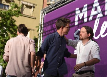 Iglesias y Errejón escenifican su reconciliación y cierran filas con la moción de censura al PP