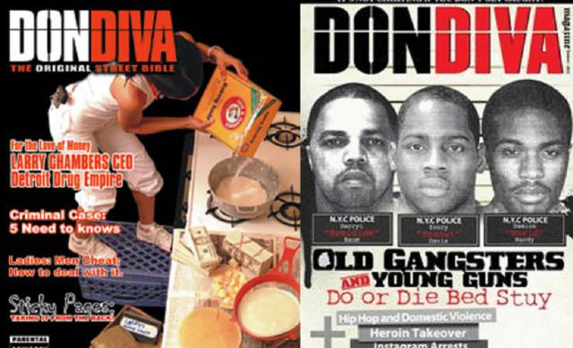 Dos de las portadas de 'Don Diva'.