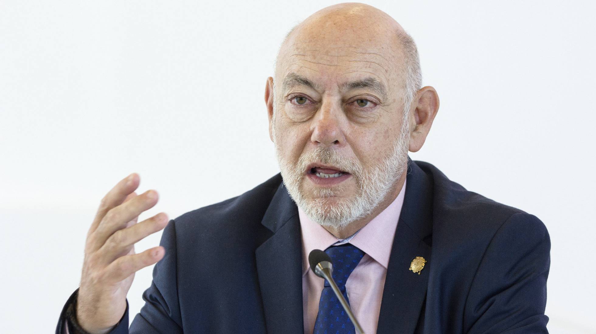 Maza, durante su participación en un curso en Málaga.rn