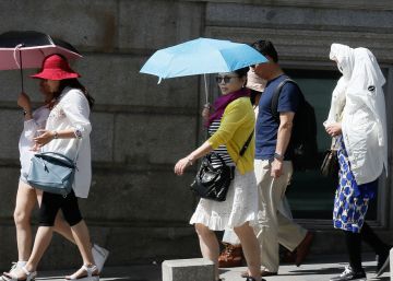 Un nuevo repunte del calor pone a seis provincias en alerta naranja Un nuevo repunte del calor pone a seis provincias en alerta naranja