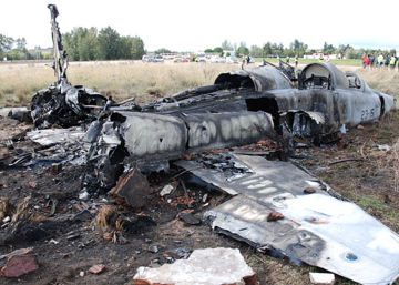 El Gobierno niega el informe secreto del accidente de un caza al juez militar El Gobierno niega el informe secreto del accidente de un caza al juez militar