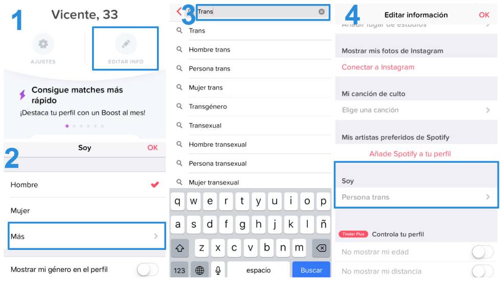 Tinder amplía las opciones de identidad de género en español por el Madrid World Pride