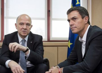 Moscovici a Sánchez: “Ser de izquierdas no es estar contra la globalizacion” Moscovici a Sánchez: “Ser de izquierdas no es estar contra la globalizacion”