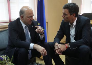 Moscovici insta a Sánchez a no enfrentar izquierda y globalización Moscovici insta a Sánchez a no enfrentar izquierda y globalización