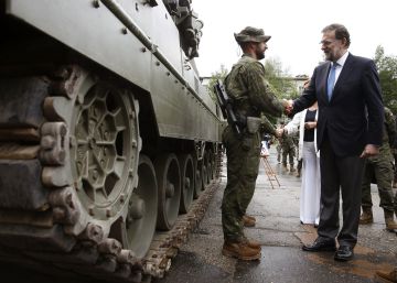 Rajoy se marca la meta de liderar el batallón internacional de la OTAN en Letonia Rajoy se marca la meta de liderar el batallón internacional de la OTAN en Letonia