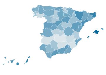 Las cifras del turismo español por provincias