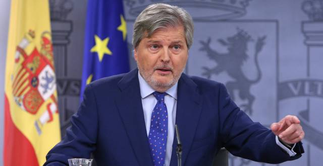 El portaveu del Govern espanyol, Íñigo Mendez de Vigo, durant la roda de premsa posterior al Consell de Ministres.