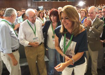 Díaz a los secesionistas: “Los derechos se consiguen con la Constitución” Díaz a los secesionistas: “Los derechos se consiguen con la Constitución”