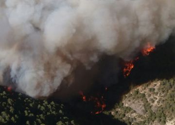 Declarado un incendio en Jaén cerca de la zona quemada en Yeste