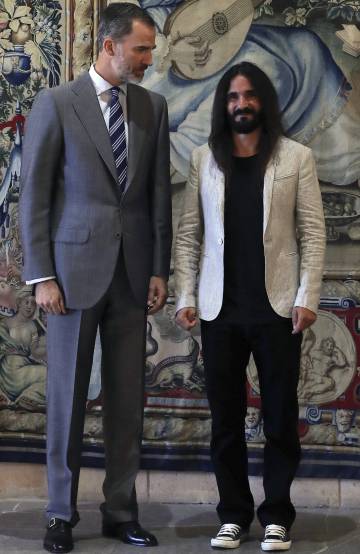 Felipe VI i Baltasar Picornell.