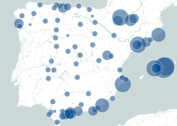 Estos son los puntos con más turistas de España Estos son los puntos con más turistas de España